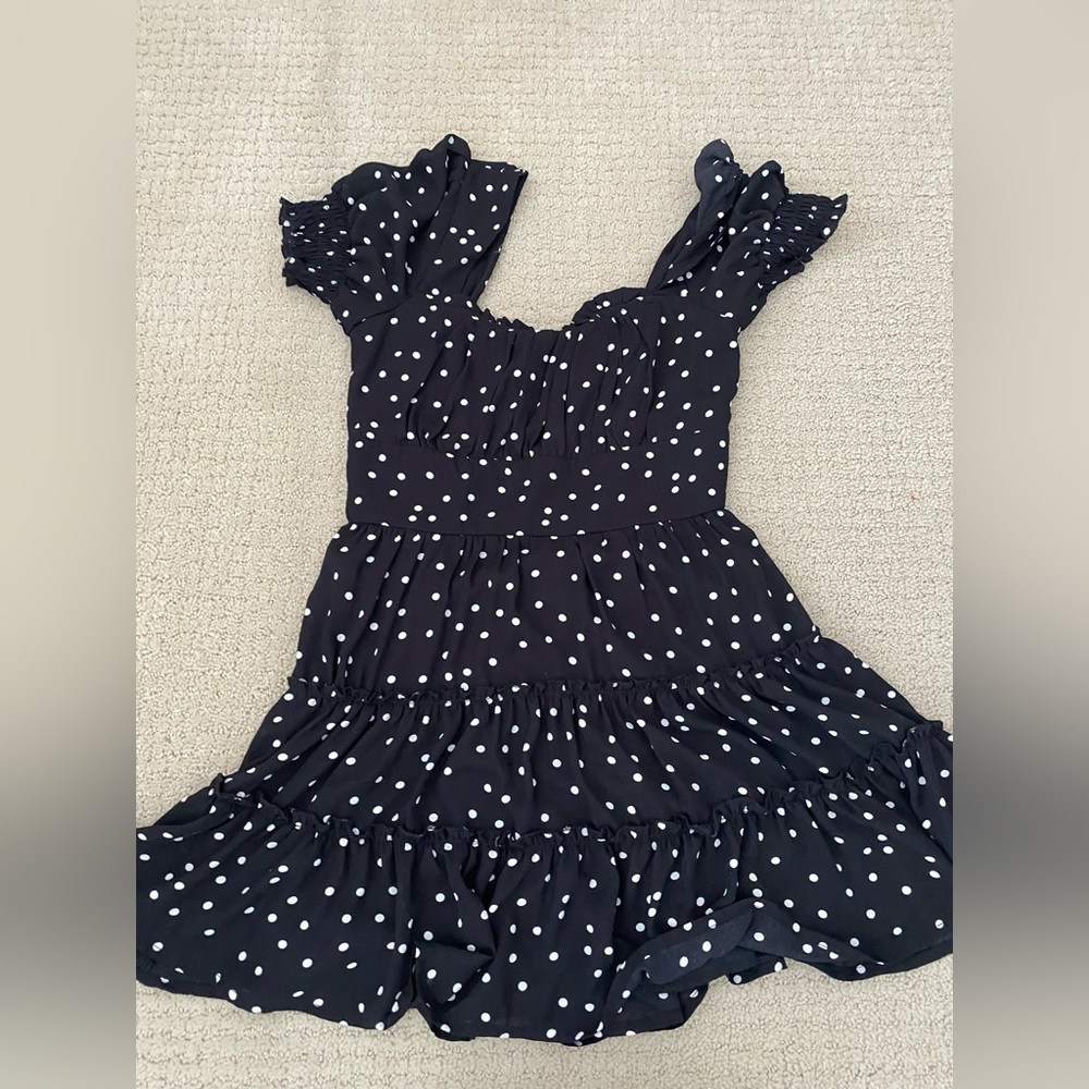 francesca’s dress polka dot